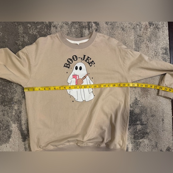 Source Unknown Tan Dog Sweater with Ghost Design - Picture 4 of 5